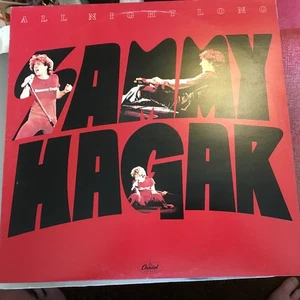 SAMMY HAGAR ALL NIGHT LONG RARE 1ST ISSUE 1979 CAPITOL LABEL VINYL LP RECORD - Bild 1 von 4