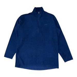 Patagonia Sweatshirt Herren Gr. L 1/4 Zip Capilene Base Layer Blau Outdoor USA - Bild 1 von 8