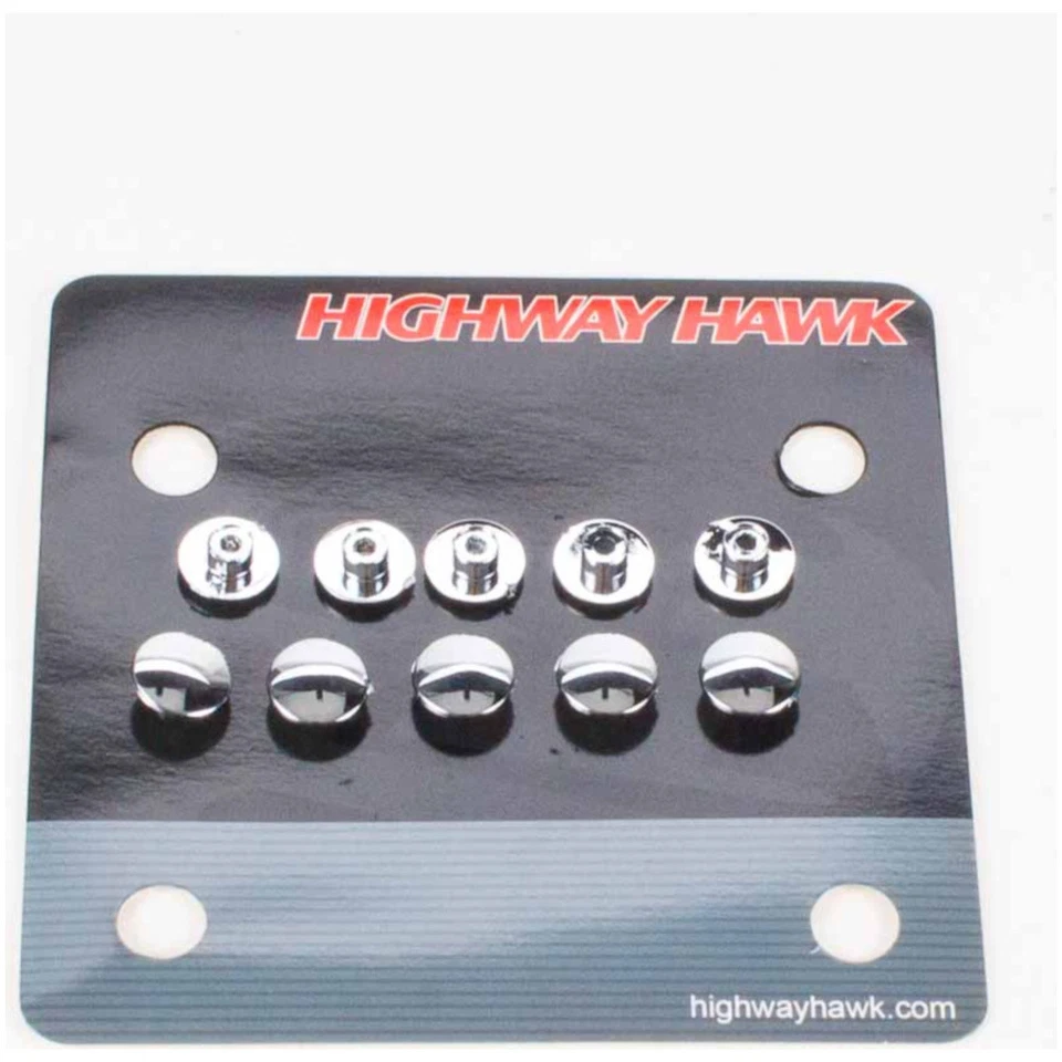 Edle Chromabdeckkappen für M810 St. Inbusschrauben von Highway Hawk - Bild 1 von 1
