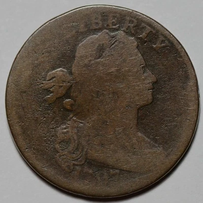 1797 Draped Bust Large Cent - US 1c Copper Coin - Image 1 of 4