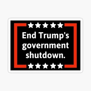 End Trumps Government shutdown  USA America - Bild 1 von 1