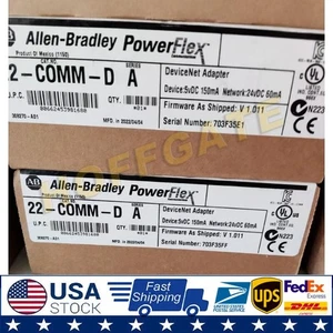 Nuevo EN CAJA AB 22-COMM-D Powerflex Devicenet Adaptador Módulo Serie A ENVÍO RÁPIDO - Imagen 1 de 4