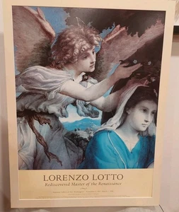 LORENZO LOTTO (1480-1556) 1998 NATIONAL GALLERY OF ART AUSSTELLUNG POSTER 30x22 Lesen - Bild 1 von 3