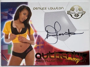 2006 BENCHWARMER SOCCER DENYCE LAWTON AUTOGRAPH CARD - Picture 1 of 2