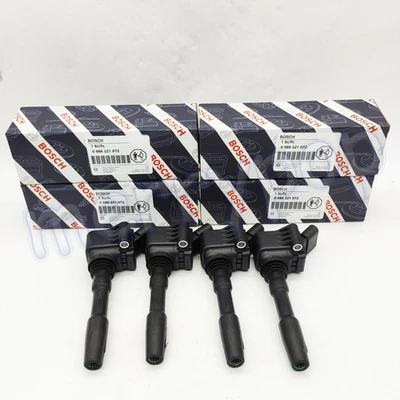4X Bobinas de encendido Bosch 0986221072 para 13-22 Volkswagen Audi Porsche 06H905110L Foto 1 de 4
