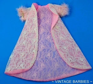 RARE Vintage Barbie Doll Pink Moonbeams #1694 Robe Variation Excellent ~ 1960's - Picture 1 of 5