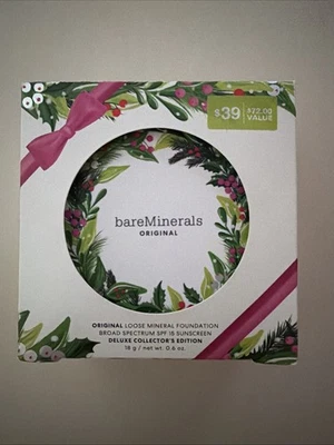 bareMinerals Original Loose Mineral Foundation Golden Dark 25 DELUXE SIZE 0.6Oz - Image 1 of 4