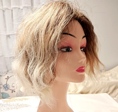 12-дюймовый светло-коричневый парик со светлыми наконечниками Katie с боковыми вкладками для легкой посадки #5 - Изображение 1 из 4