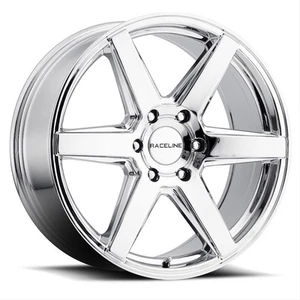 Raceline Wheels 156C Surge Chrome Wheels 156C-88032+35 - Picture 1 of 1