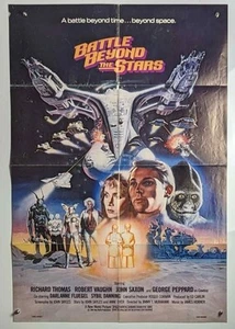 Richard Thomas Robert Vaughn "Battle Beyond The Stars" Original Movie Poster - Picture 1 of 1