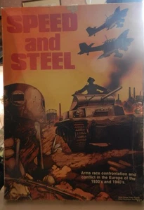 SPEED AND STEEL BOARDGAME: VINTAGE  STRATEGY GAME. STANDARD GAMES. 1983. USED. - Picture 1 of 12