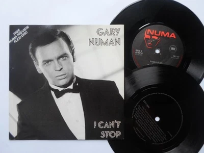 Gary Numan I Can't Stop 7" Numa NU17 EX/EX 1986 picture sleeve, with free flexi - image 1 of 4