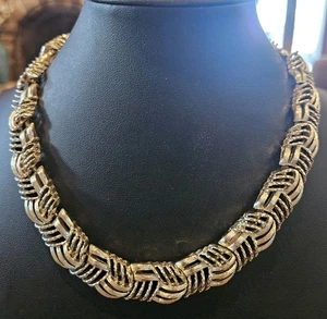 LINSER Gold Byzantiner Kette Halskette 16" Gelbgold SIGNIERT - Bild 1 von 3