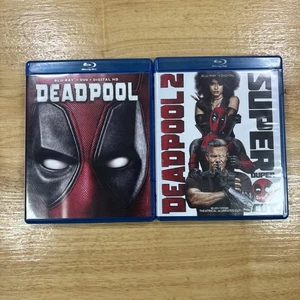 Marvel Deadpool 1 & 2 Blu-ray Bundle Lot - 4 Disc - No Digital Copy - Region A - Bild 1 von 8