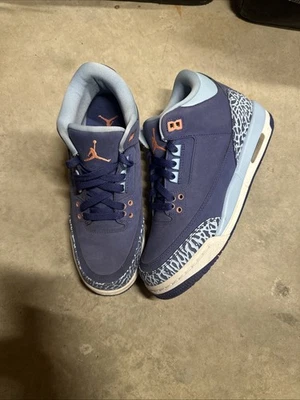 6Y - Nike Air Jordan 3 Retro GG Púrpura Polvo Juvenil seminuevo robar settal Foto 1 de 4