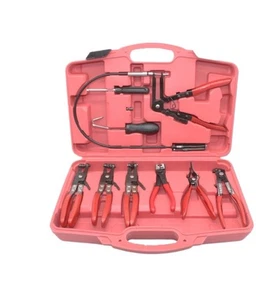Set 9 pezzi pinza morsetto tubo sistema di raffreddamento morsetto tubo auto strumento manuale - Foto 1 di 9