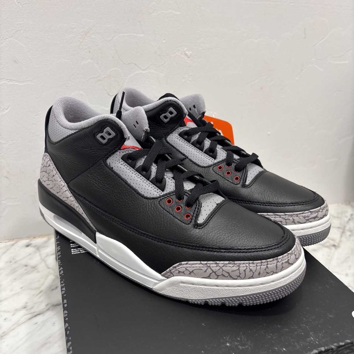 シューズ(男性用) Nike Air Jordan 3 Retro \"Black Cement\" Size 9.5 - Air Jordan 3 Retro OG 2024 Black Cement for sale