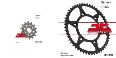 Kit de roda dentada de aço dianteira e traseira para OffRoad Honda CRF450R 2004-2016 - Imagem 1 de 4