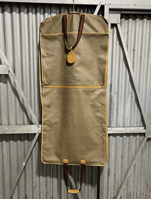 Gucci GG Plus Monogram Travel Garment Suit Carrier Bag w/ Hanger VTG 1980's - Image 1 of 4