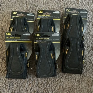 6x CLC Work Gear - #5124 Small (2" x 4") Cell Phone Holder w/ Heavy Duty Clip - Picture 1 of 1