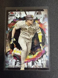 Ha-Seong Kim - 2024 Topps Finest Rare Parallel SSP - San Diego Padres - Bild 1 von 2