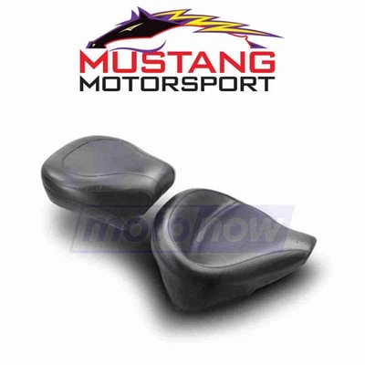 Mustang Vintage Wide Solo Seat for 2001-2006 Harley Davidson FLSTCI Heritage ur Foto 1 de 4