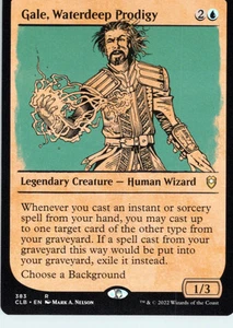 Gale, Waterdeep Prodigy (Showcase) NM #383 Commander Legends MTG - Picture 1 of 1