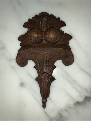 Topper de madera antiguo arquitectónico Foto 1 de 4