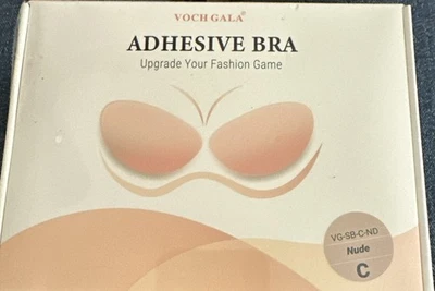 Sujetador adhesivo VOCH GALA nude talla C - copas de silicona push-up sin tirantes sin espalda Foto 1 de 4