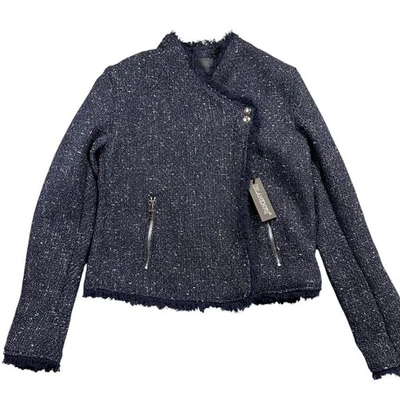 Blank NYC Women's Navy Tweed Blazer Small NWT - Image 1 of 4