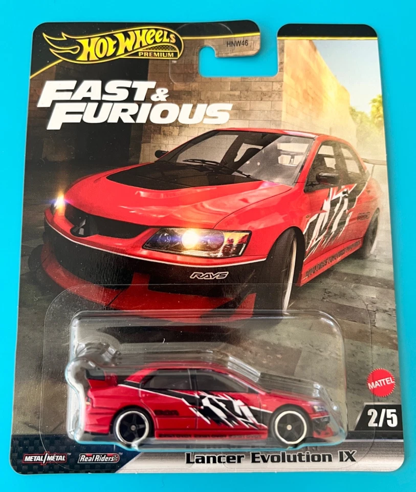 Hot Wheels Fast and Furious Mitsubishi Lancer Evolution IX 1:64 - Image 1 of 1