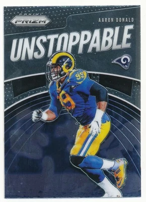 2019 Panini Prizm Unstoppable #3 Aaron Donald  - Image 1 of 2