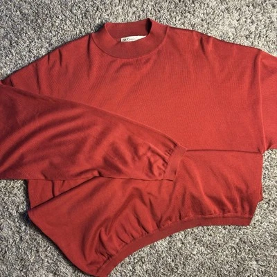 St. Croix Cuello Simulado Cuello Redondo Microfibra Camiseta Suéter Talla LT Grande Alto Foto 1 de 4