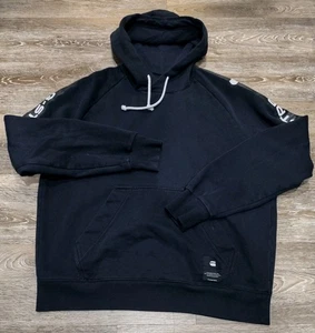 G-Star Raw Hoodie Mens XL Black Sustainable Pullover Logo Streetwear Sweatshirt - Picture 1 of 6