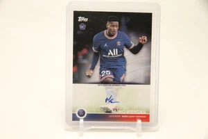 2021 Topps Paris Saint-Germain Nuno Mendes Auto RC Rookie #A-NM - Picture 1 of 2