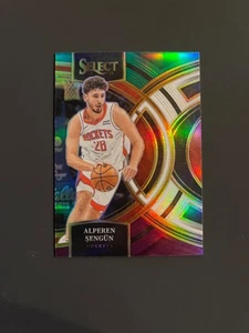 2023-24 Panini Select Green White Purple Prizm Alperen Sengun Premier #188 - Picture 1 of 2