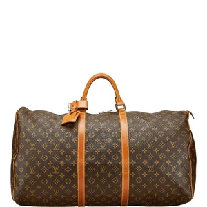 LOUIS VUITTON Monogram Kiepol 60 Boston bag travel bag M41422 Women 【Used】 - Picture 1 of 14