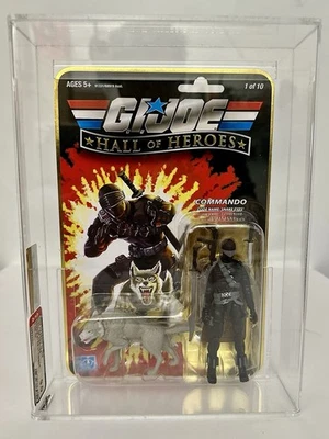 Hasbro GI Joe 25th Hall Of Heroes 2009 ojos de serpiente madera archivo AFA grado 9,0 Foto 1 de 4