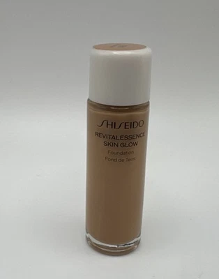 Shiseido Revitalessence Skin Glow Foundation ~ 420 BRONZE ~ Mini Size .33 Fl Oz - Image 1 of 2