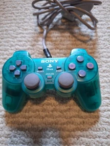 PlayStation 1 PSone OEM Transparent Grün Controller SCPH-110 - Getestet - Bild 1 von 6