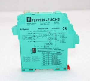 PEPPERL+FUCHS KFD2-GS-1.2W CURRENT/VOLTAGE TRIP VALUE P/N: 38311S - Picture 1 of 6