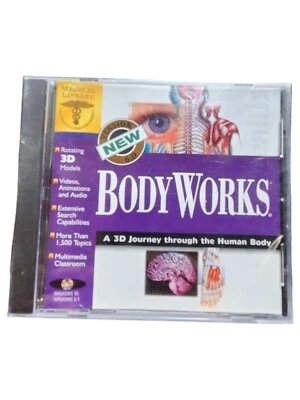 Body Works: A 3D Journey Through The Human Body (1997) Windows 95 Free shipping - Image 1 of 4