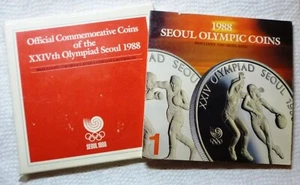 1986 SOUTH KOREA - MINT BU SET (2) - BASKETBALL & BOXING - 1988 SEOUL OLYMPICS - Picture 1 of 15