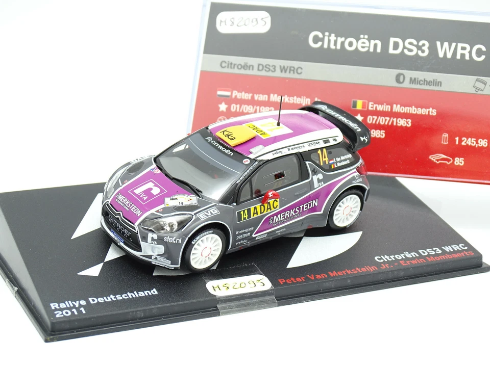 Ixo Presse 1/43 - Citroen DS3 WRC Germania Rally 2011 - Immagine 1 di 1