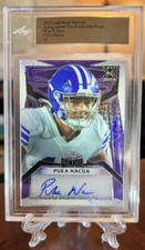 Puka Nacua 1/1 RC Portrait Mojo Purple Proof Rookie Auto 2023 Leaf Metal 
