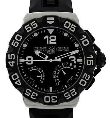 Reloj Tag Heuer 44 mm para hombre Fórmula 1 calibre S esfera negra ¡B+P! Ref: CAH7010! Foto 1 de 4