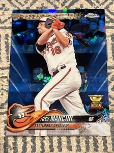 2018 Topps Chrome Future Stars Trey Mancini Sapphire 285 - Picture 1 of 2