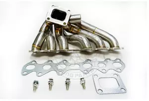 3mm 45mmOD SS304 T4 Equal Length Top Mount Turbo Manifold For Supra 2JZ-GTE 2JZ - Picture 1 of 14