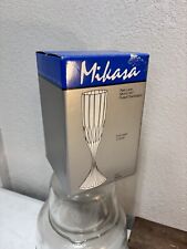 Vtg Set of 4 Mikasa Park Lane 7 3/4" Crystal Champagne Glasses W Germany in Box