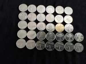 Lot of Latvian coins, 32 pieces, condition and quality, see photo - Picture 1 of 7